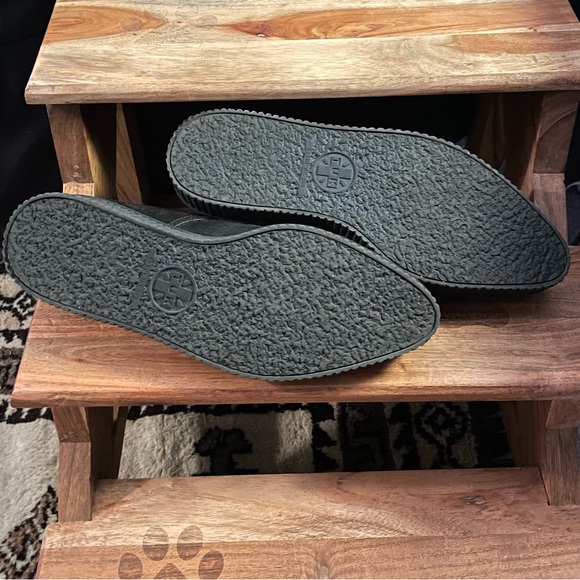T.U.K. Leopard and black creepers. Slip on loafer style with buckle detail. - Picture 3 of 4